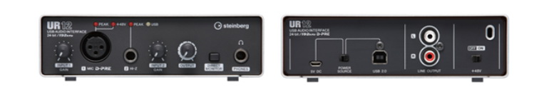 兼容iPad/Mac/PC，实现高品质录音的Steinberg USB音频接口UR12发布