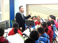 热博示范乐团北京育才学校小学部管乐团大师班活动成功举办